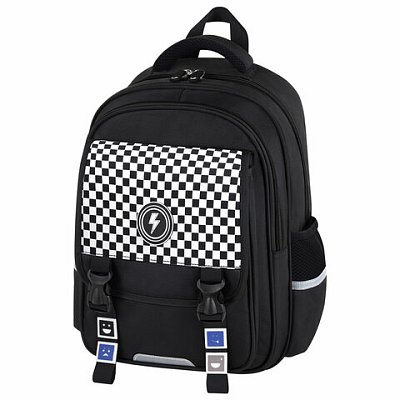 Рюкзак BRAUBERG SNAP, 2 отделения, 3 кармана, «Stylish checks», 39×28х16 см