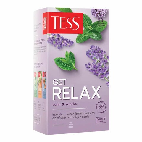 Чай Tess Get Relax calm&balance травяной 20 пакетиков