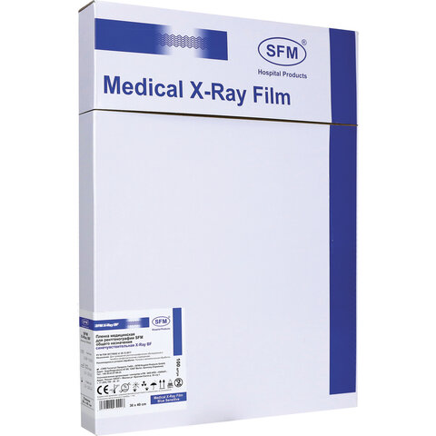 превью Рентгеновская пленка синечувствительная, SFM X-Ray BF, КОМПЛЕКТ 100 л., 30×40 см