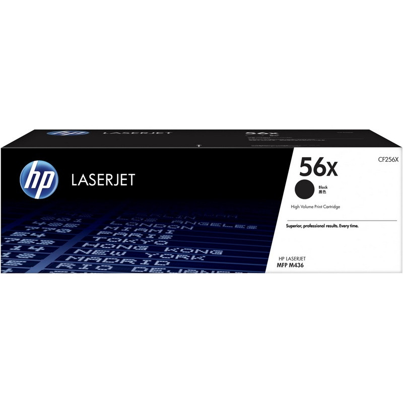 превью Тонер-картридж HP 56X CF256X черный оригинальный повышенной емкости