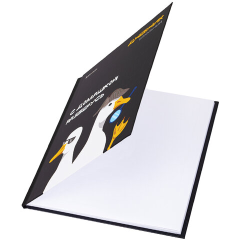 Дневник 5-11 класс 48 л., твердый, BRAUBERG, матовая ламинация, с подсказом, «Гуси»