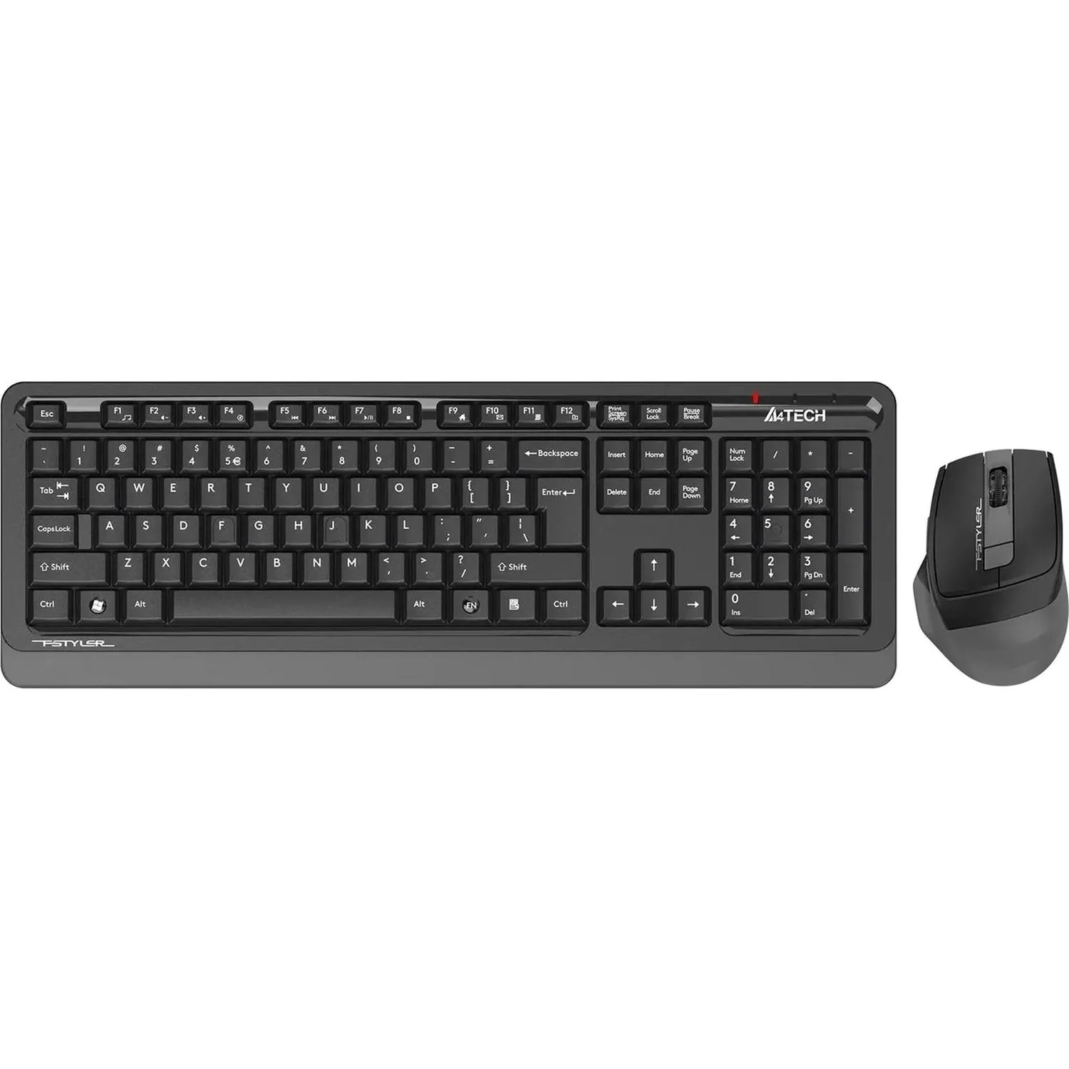 Комплект беспроводной клавиатура и мышь A4Tech Fstyler FG1035 (FG1035 GREY)