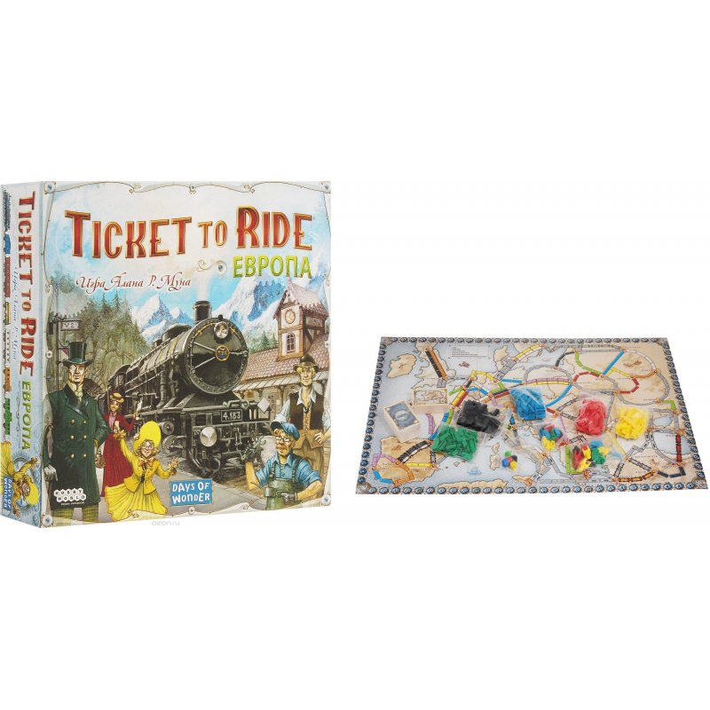 Настольная игра Ticket to Ride: Европа (3-е издание)