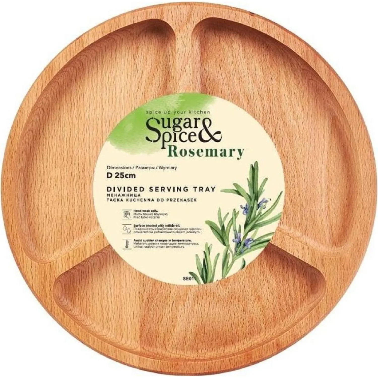 превью Менажница Sugar&Spice Rosemary деревянная диаметр 250 мм (SE105512996)