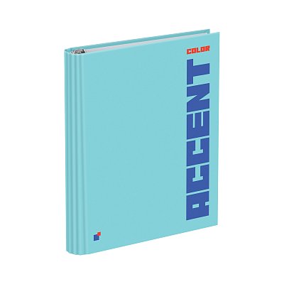 Тетрадь на кольцах А5, 160л., BG «Accent color», матовая ламинация