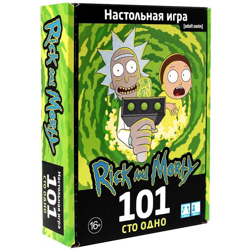 превью Игра настольная Origami «Рик и Морти. 101», картонная коробка
