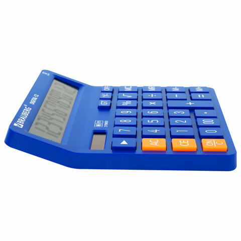 Калькулятор настольный BRAUBERG DIGITAL-12-BL (151×152 мм)12 разрядовдвойное питаниеСИНИЙ272969