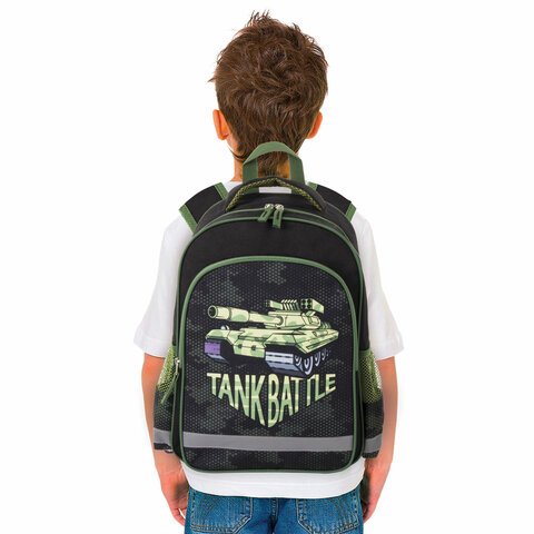 Рюкзак ПИФАГОР SCHOOL для начальной школыTank38×28х14 см229995