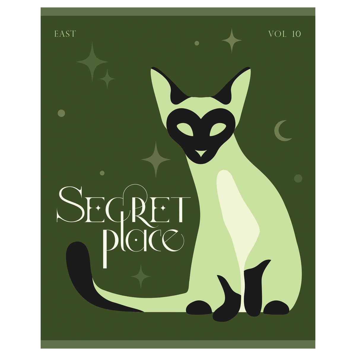 Тетрадь 48л., А5, клетка BG «Secret Place», матовая ламинация, тиснение фольгой
