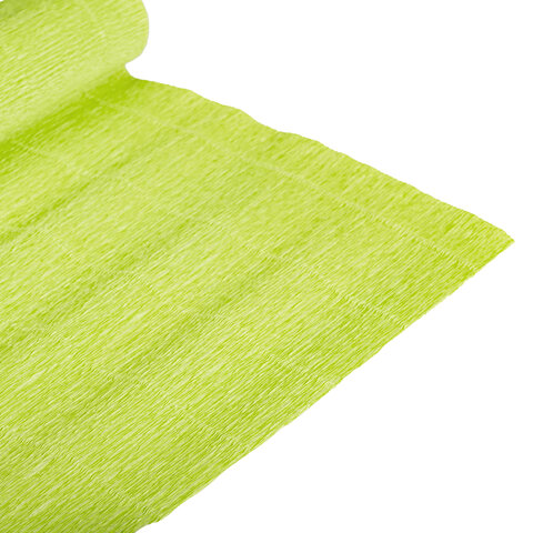 Бумага гофрированная (ИТАЛИЯ) 180 г/м2, салатовая (558), 50×250 см, BRAUBERG FLORE