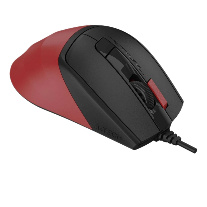 Мышь компьютерная A4Tech Fstyler FM45S Air красный/черн 2400dpi silent/7but