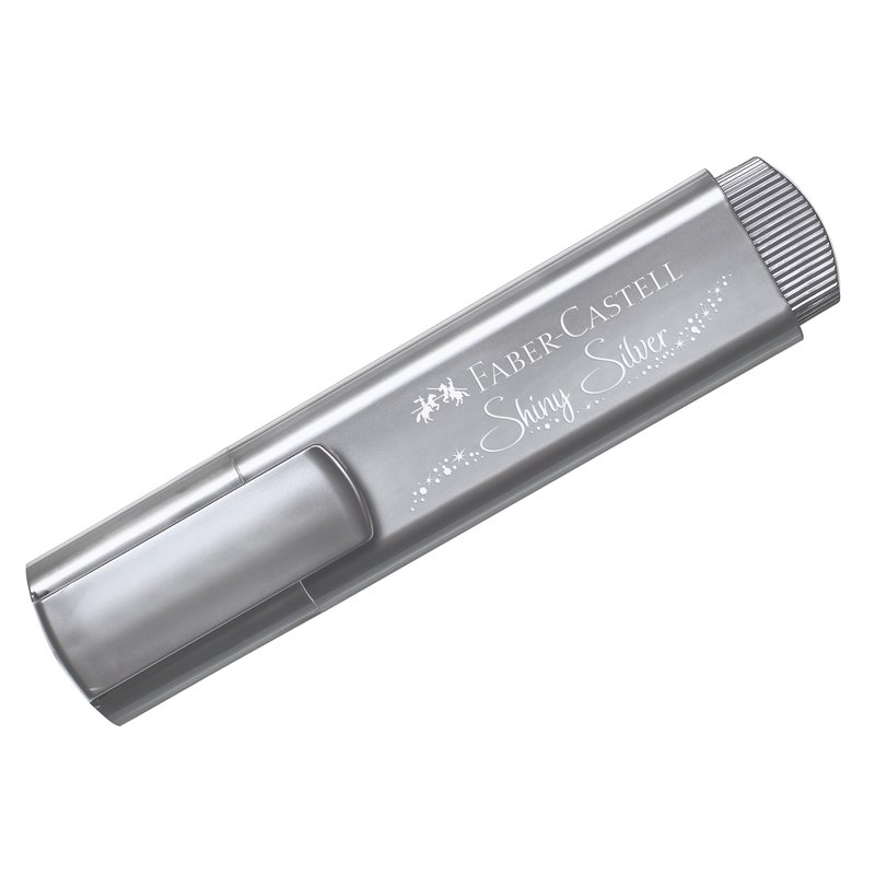 Текстовыделитель Faber-Castell «TL 46», серебро, металлик, 1-5 мм