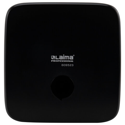 Диспенсер для полотенец LAIMA PROFESSIONAL PREMIUM BLACK (Система H3), V-сложения, черный, ABS-пластик