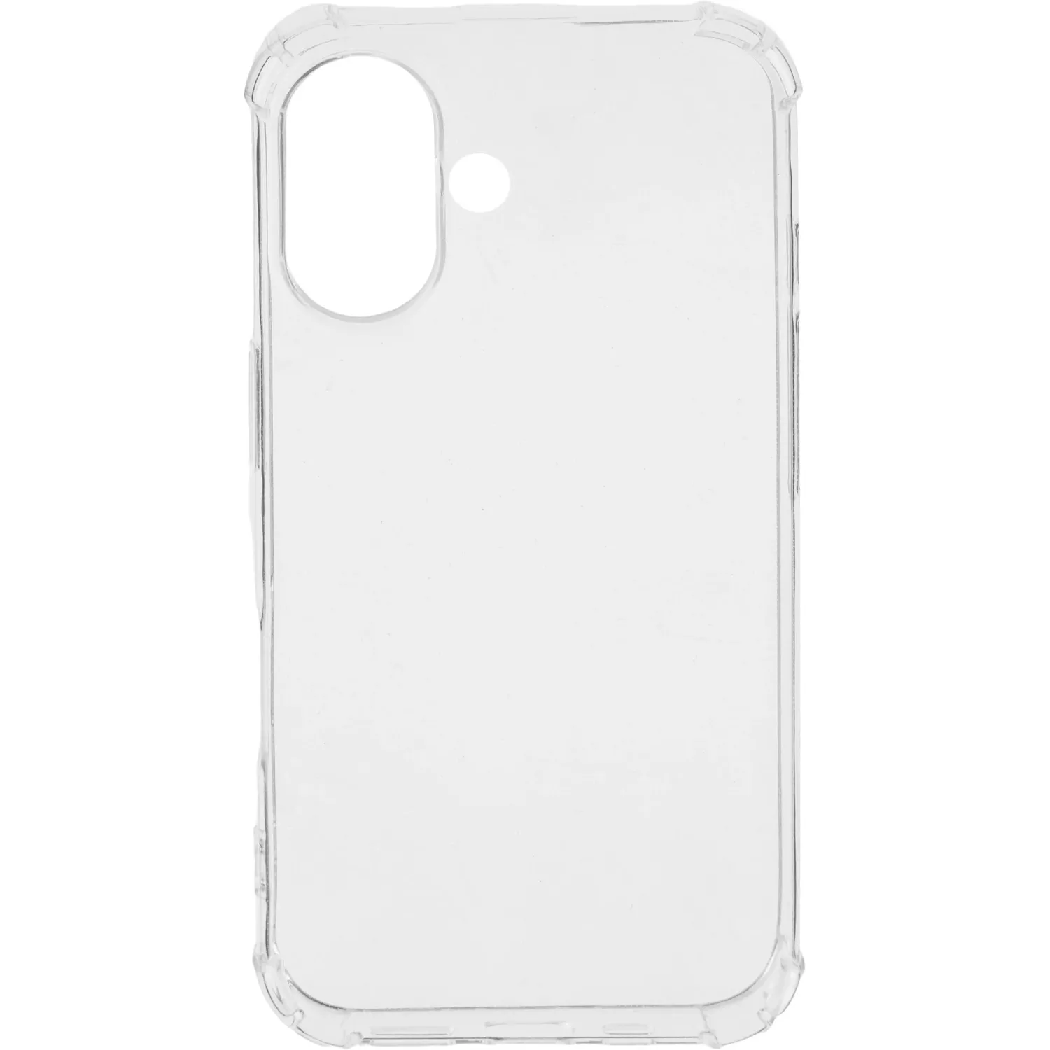 превью Чехол-накладка Pero для Apple iPhone 16 прозрачный (9880010403258)
