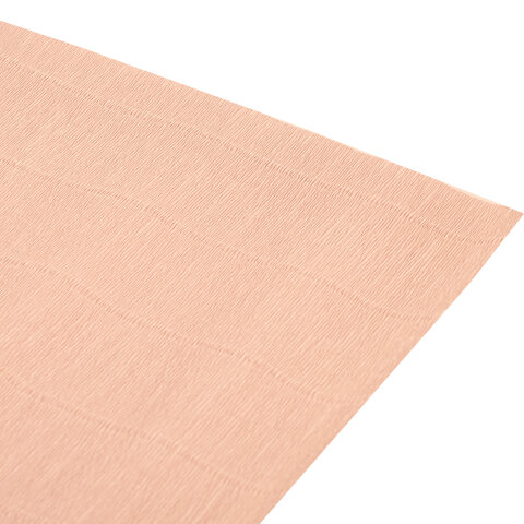 Бумага гофрированная (ИТАЛИЯ) 180 г/м2, бежевая (17a4), 50×250 см, BRAUBERG FLORE