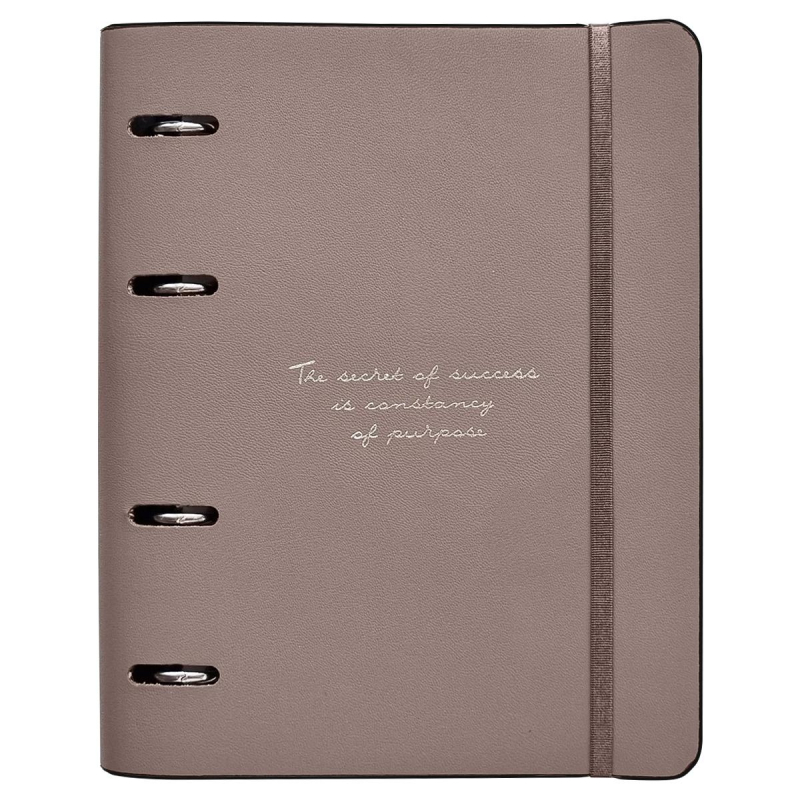 Тетрадь со сменным блоком А5.120л, Infolio Study, Quote, иск. кож, N3812