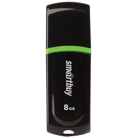 превью Флэш-диск 8 GB, SMARTBUY Paean, USB 2.0, черный