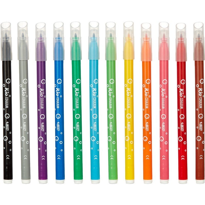 Фломастеры Bic Kid Couleur 12 цветов