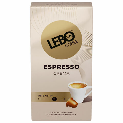 превью Кофе в капсулах LEBO «Espresso Crema» для кофемашин Nespresso10 порций