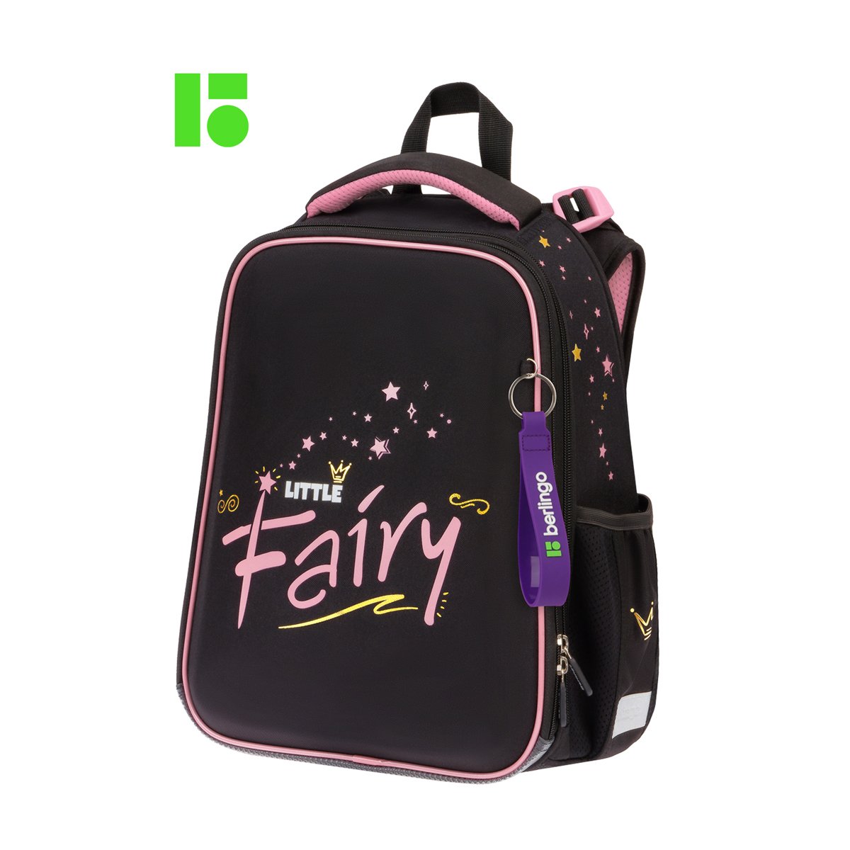 Ранец Berlingo Expert «Little fairy» 37×28×16см, 2 отделения, 2 кармана, анатомическая спинка