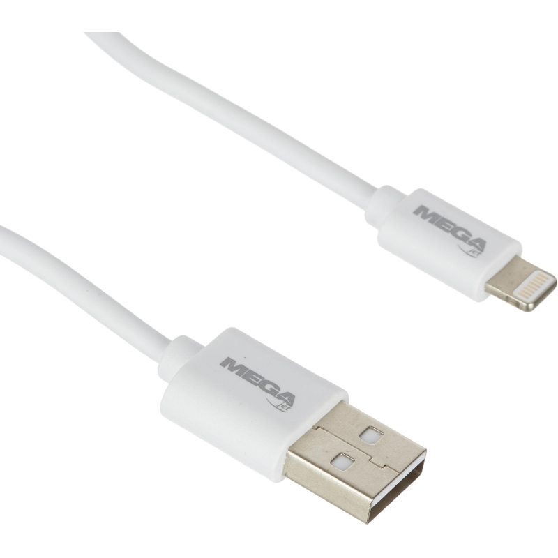 Кабель ProMega U152, 2.4A, 1м, USB - Lightning, TPE, белый