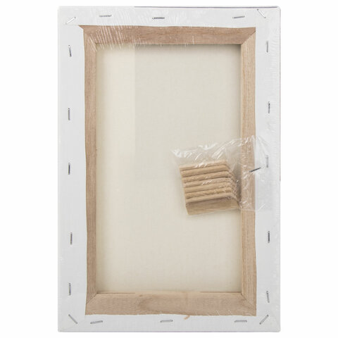 Холст на подрамнике акварельный BRAUBERG ART CLASSIC,20×30, 240г/м, 100% хлопок, мелкое зерно