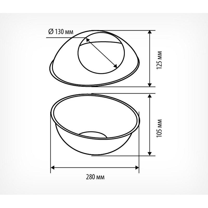 Дисплей полукруглый пластиковый для мелкого товара (струбцина и нижняя часть)