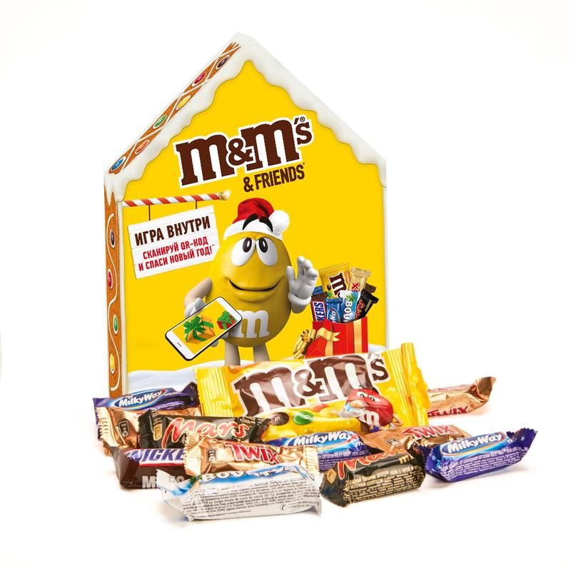 Шоколадные конфеты M&M's and Friends Имбирный домик ассорти 236 г