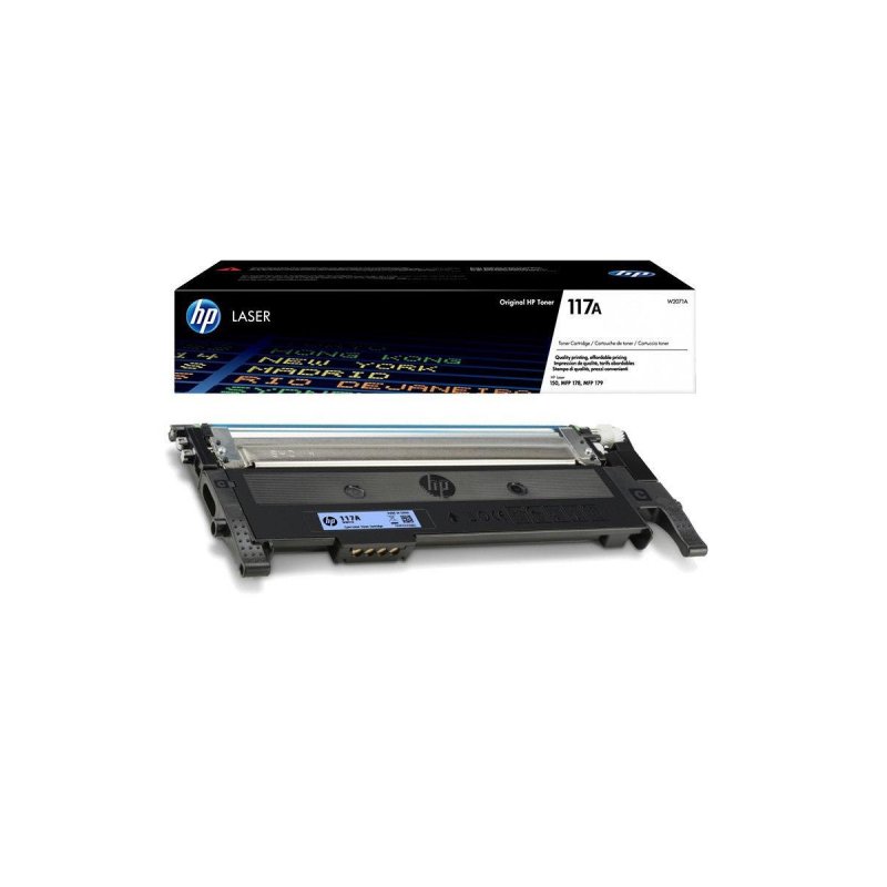 Тонер-картридж HP 117A W2071A голубой для 150/MFP 178/179