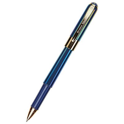 Ручка шариковая BRUNO VISCONTI MONACO PEARL, СИНЯЯ, темно-синий корпус, линия 0.4мм, 