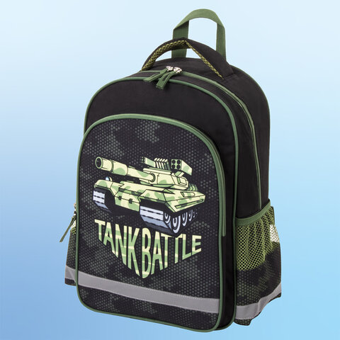 Рюкзак ПИФАГОР SCHOOL для начальной школыTank38×28х14 см229995