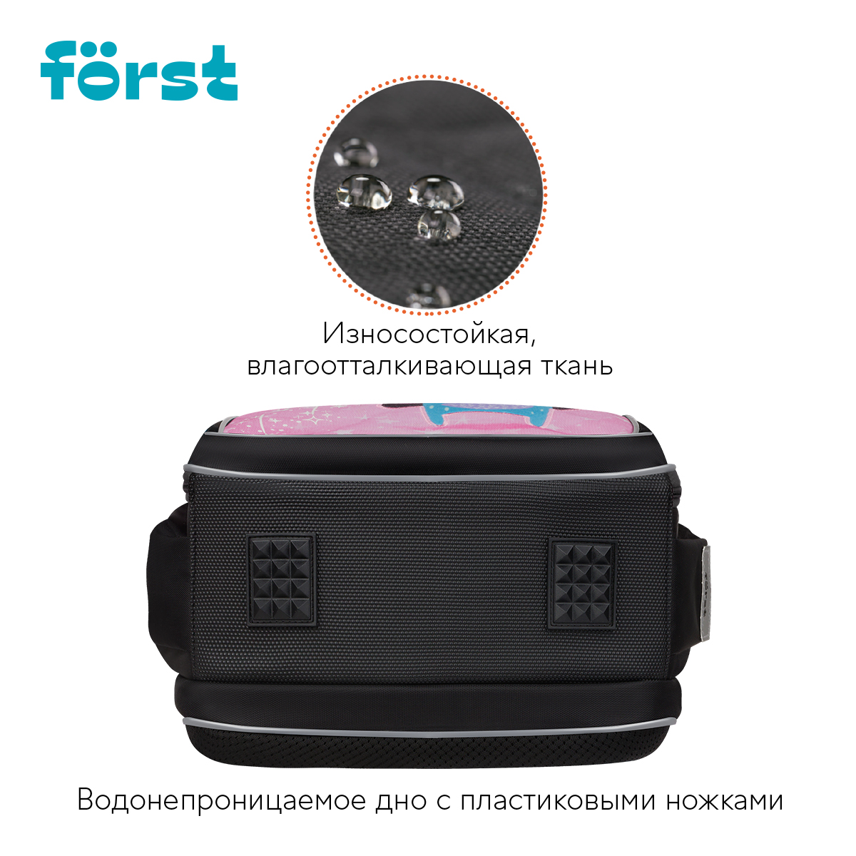 Рюкзак Först F-Cloud «FUN» 37×28.5×16.5см, 3 отделения, 3 кармана, анатомическая спинка