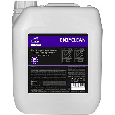 Профхим д/стирки осн. нейтр ср-во д/бел-цв. тканей Luscan Prof/Enzyclean, 5л
