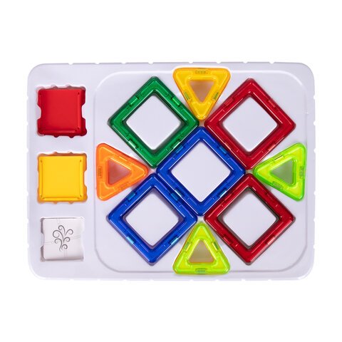 Магнитный конструктор MAGNETIC BLOCKS-26, 26 деталей, BRAUBERG KIDS