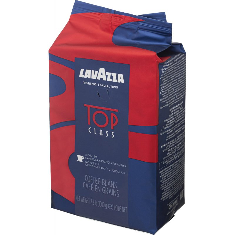 Кофе Lavazza Top Class grand gusto в зернах, 1кг