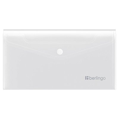 Папка-конверт на кнопке Berlingo «No Secret», С6, 200мкм, матовая