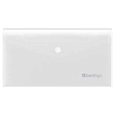 Папка-конверт на кнопке Berlingo «No Secret», С6, 200мкм, матовая