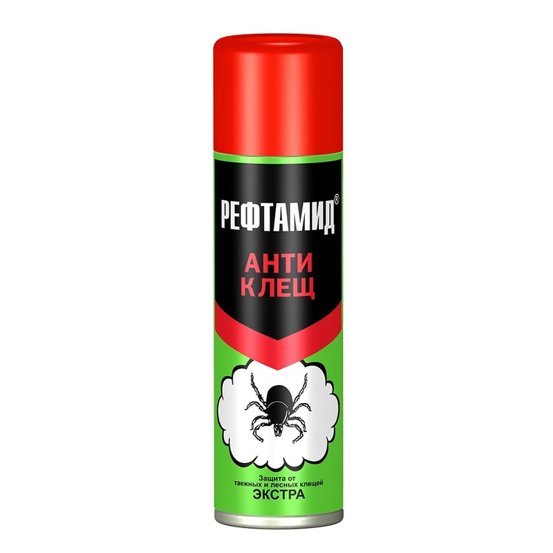 превью Средство от насекомых Рефтамид Антиклещ от клещей аэрозоль 145 мл
