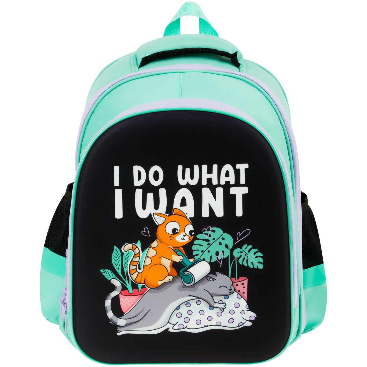 Ранец ArtSpace School Friend Light «Do what I want» 35×29×12см, 2 отделения, 2 кармана, анатомическая спинка