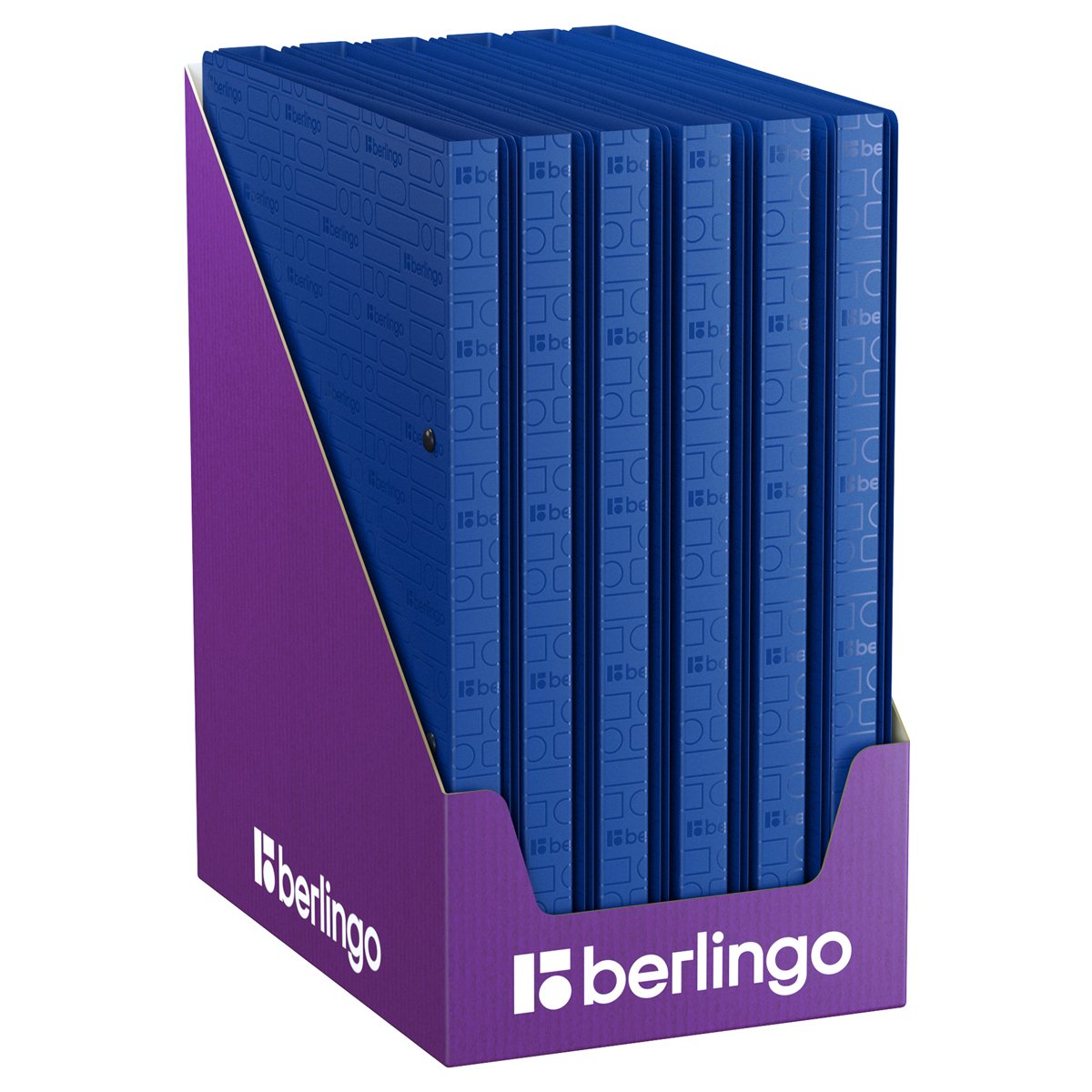 Папка с пружинным скоросшивателем Berlingo «Your Way» А4, 17мм, 600мкм, синяя, с внутр. карманом