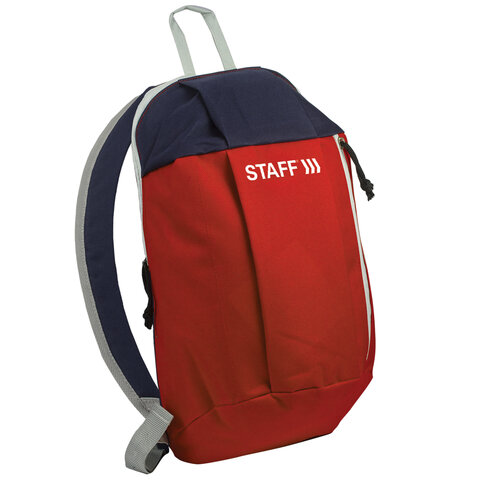 Рюкзак STAFF «Air», универсальный, красно-синий, 40×23×16 см