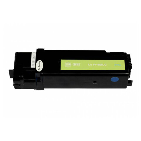 Картридж лазерный CACTUS (CS-PH6500C) для XEROX Phaser 6500/WC6505, голубой, ресурс 2500 стр. 