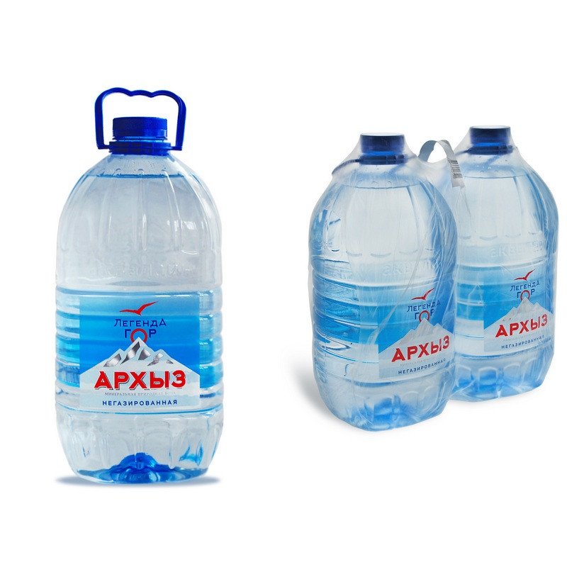 превью Вода минеральная Легенда Гор Архыз негазированная 5 л (2 штуки в упаковке)