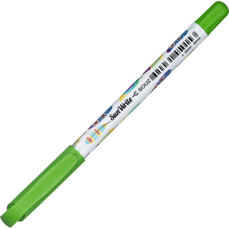 Ручка шариковая неавтоматическая SkywRite синяя (толщина линии 0.5 мм)