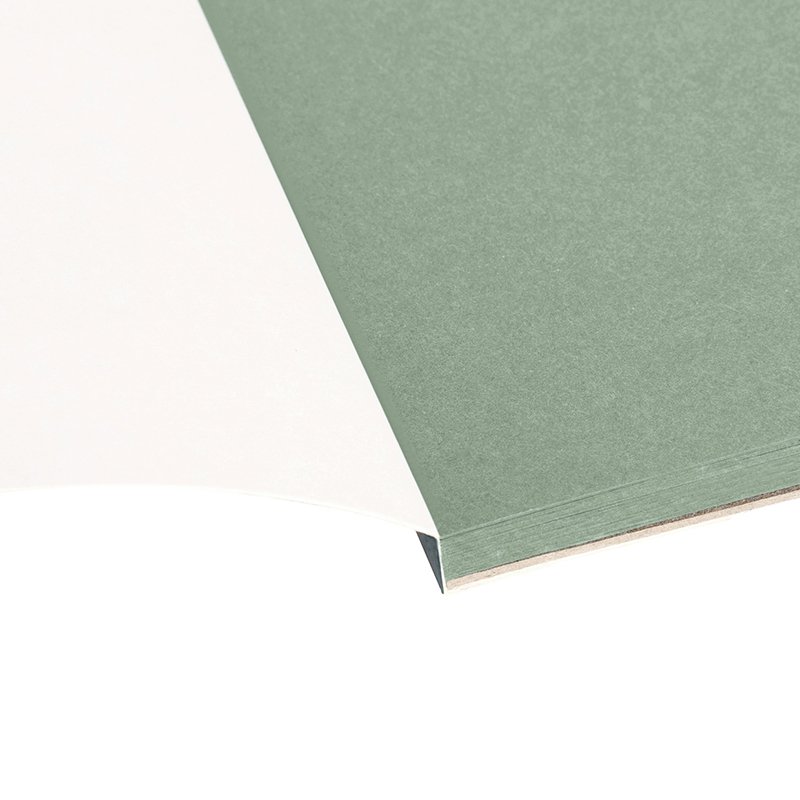 Скетчбук - альбом для смешанных техник 30л., А3, на склейке Clairefontaine «Paint'ON Grey Green», 250г/м2, серо-зеленая