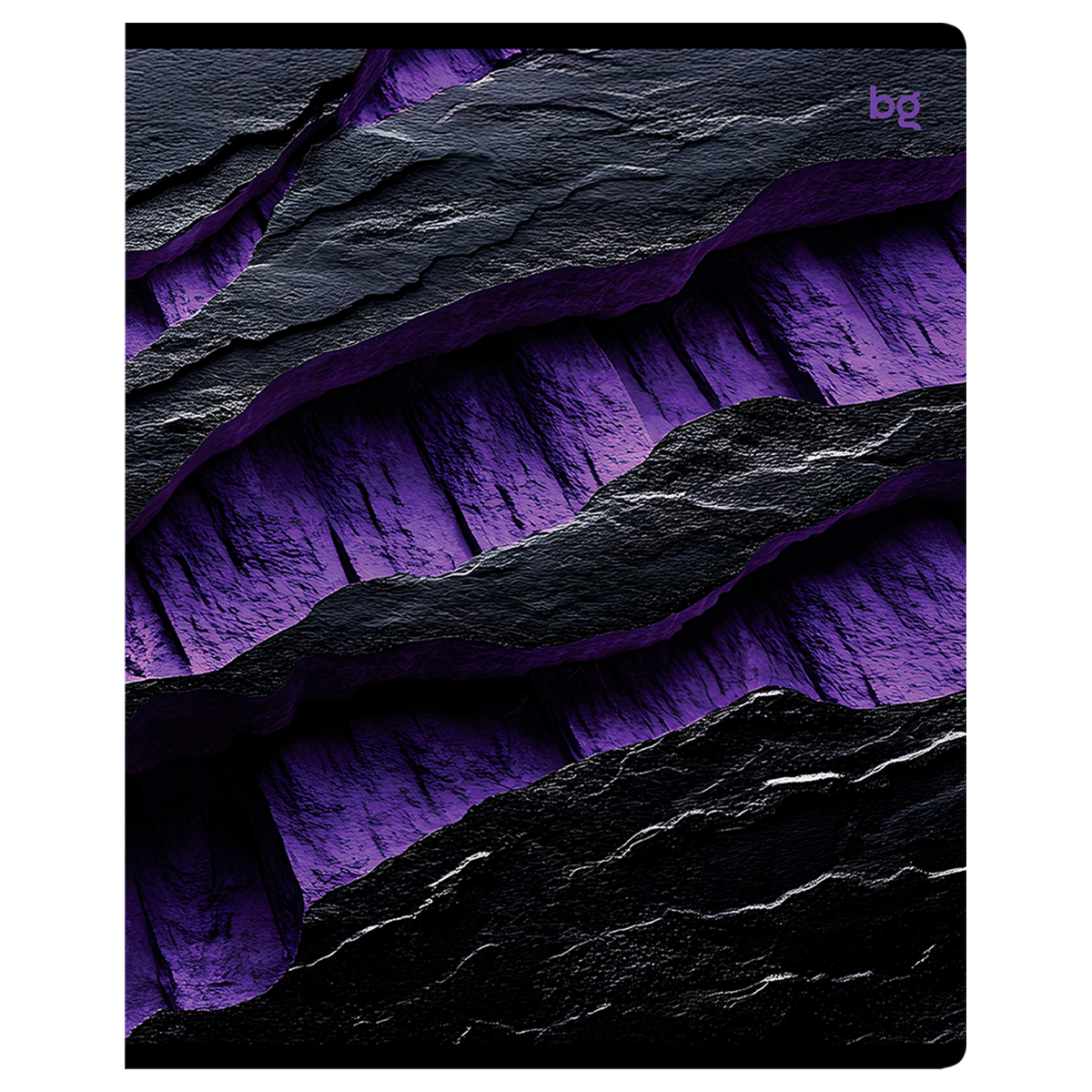 Тетрадь 48л., А5, клетка BG «Marble», глянцевая ламинация, микро sandy-touch лак
