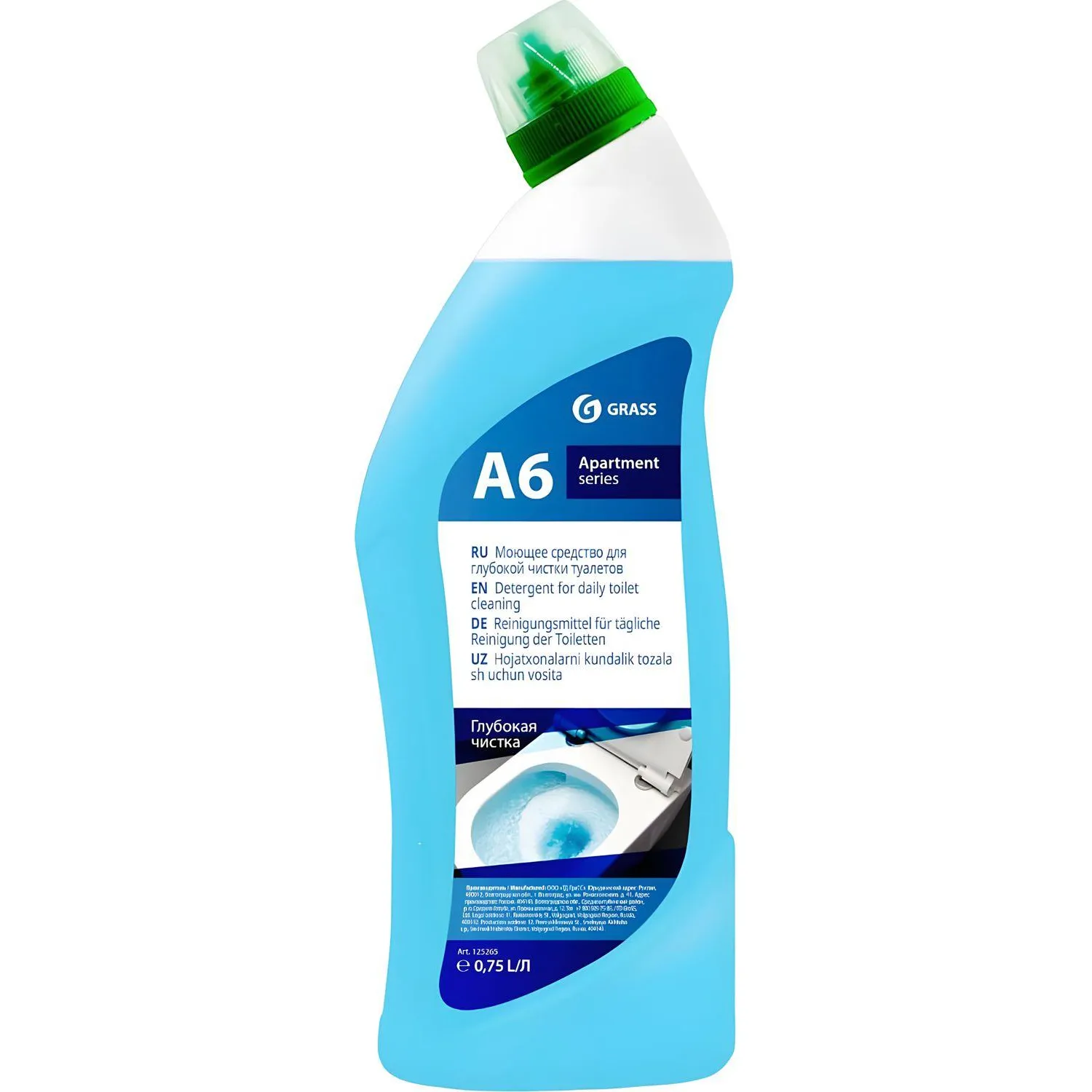 Средство для сантехники моющее Grass Apartment Series A6 0.75 л гель