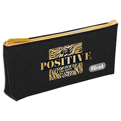 Пенал мягкий 1 отделение, 225×120×35 Först «Positive», текстиль
