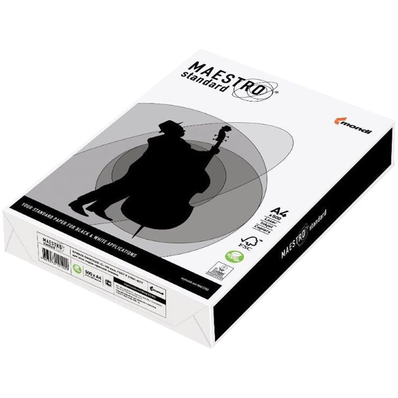 Бумага Maestro Standard (A4, 80г/м², белизна 146% CIE, 500 листов)