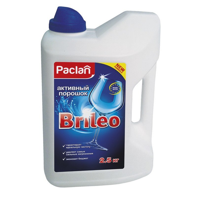 превью Порошок для посудомоечных машин Paclan BRILEO 2.5кг